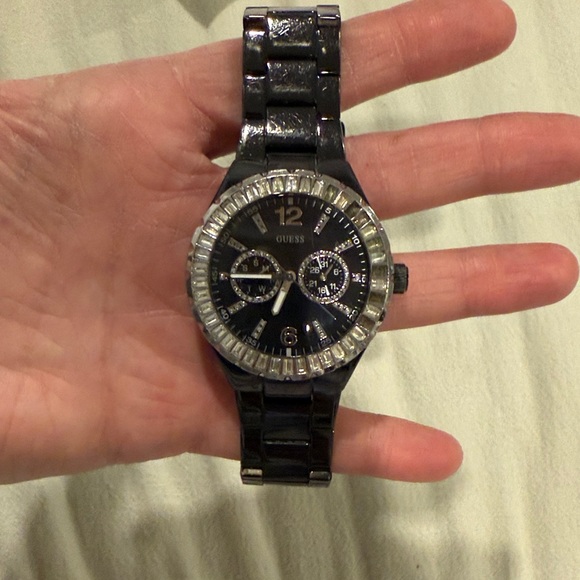 Guess Black and Silver‎ Chronograph Watch